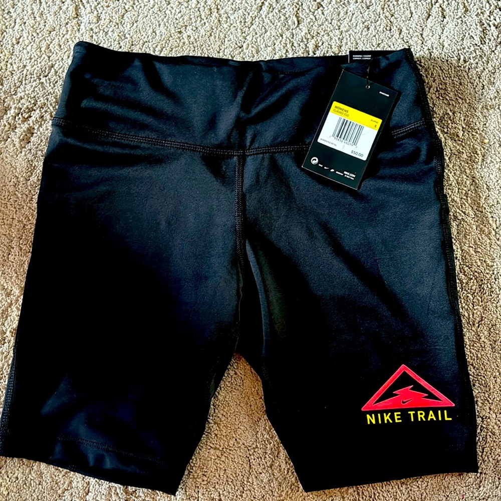 Nike Trail black running short tights S